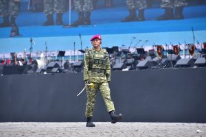 Mayjen TNI (MAR) Ili Dasili Pimpin Prajurit Matra Laut Laksanakan Defie Pasukan 