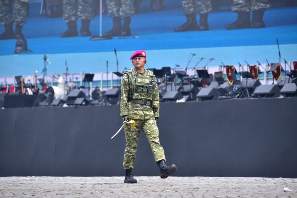 Mayjen TNI (MAR) Ili Dasili Pimpin Prajurit Matra Laut Laksanakan Defie Pasukan 