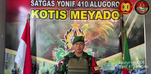 Dalam Rangka HUT TNI Ke-80 Satgas Pamtas Kewilayahan Yonif 410/Alg Gelar Kegiatan Pembangunan Fasum dan Bakti Sosial di Wilayah Penugasan 